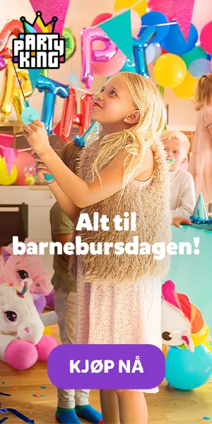 Partyking: Alt til barnebursdagen – kjøp pynt og utstyr til barneselskapet